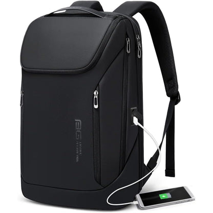 BANGE Business Smart Backpack Waterproof fit 15.6 Inch Laptop Backpack with USB Charging Port,Travel Durable Backpack