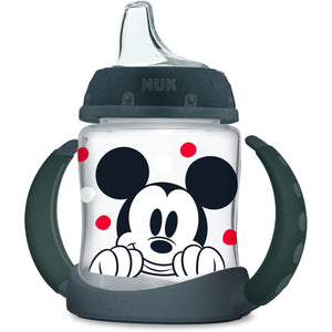 NUK Disney Learner Spill Proof Sippy Cup, Mickey Mouse, 5 Oz 1Pack – BPA Free, Spill Proof Sippy Cup