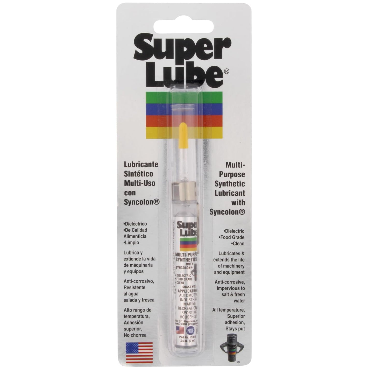 Super Lube 51010 Oil Super Lube,Translucent white 0.25 Oz.