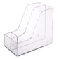 Buy now SANRUI Acrylic File Organizer with Pencil Holder Multi-Functional Clear Desk Accessories Organizer with 2 Slot Magazine Book Sorter Holder , 3 Compartments at indiglob india