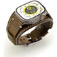 Buy now Leather Band Compatible with Apple Watch Series 9 8 45mm Bands, Genuine Leather Strap with Stainless Clasp for Watch Ultra 2 49mm/SE Series 7 6 5 4 3 2 45mm 44mm 42mm Band Default at indiglob india