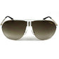 Carrera unisex adult Carrera 1005/S Sunglasses, White Gold/Brown Gradient, 66mm 9mm US