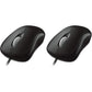 Microsoft Basic Optical Mouse - Black. Comfortable, Right/Left Hand Use, Ergonomic Design, Wired USB Mouse, for PC/Laptop/Desktop