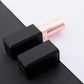 Allwon 10Pcs Black Empty Lipstick Tubes DIY Lip Balm Container (Square Tube)