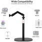 AceTaken Extendable Webcam Stand,Tabletop Webcam Holder Compatible with Logitech C920s StreamCam C930 C922 C615 C925e Brio and Cell Phones