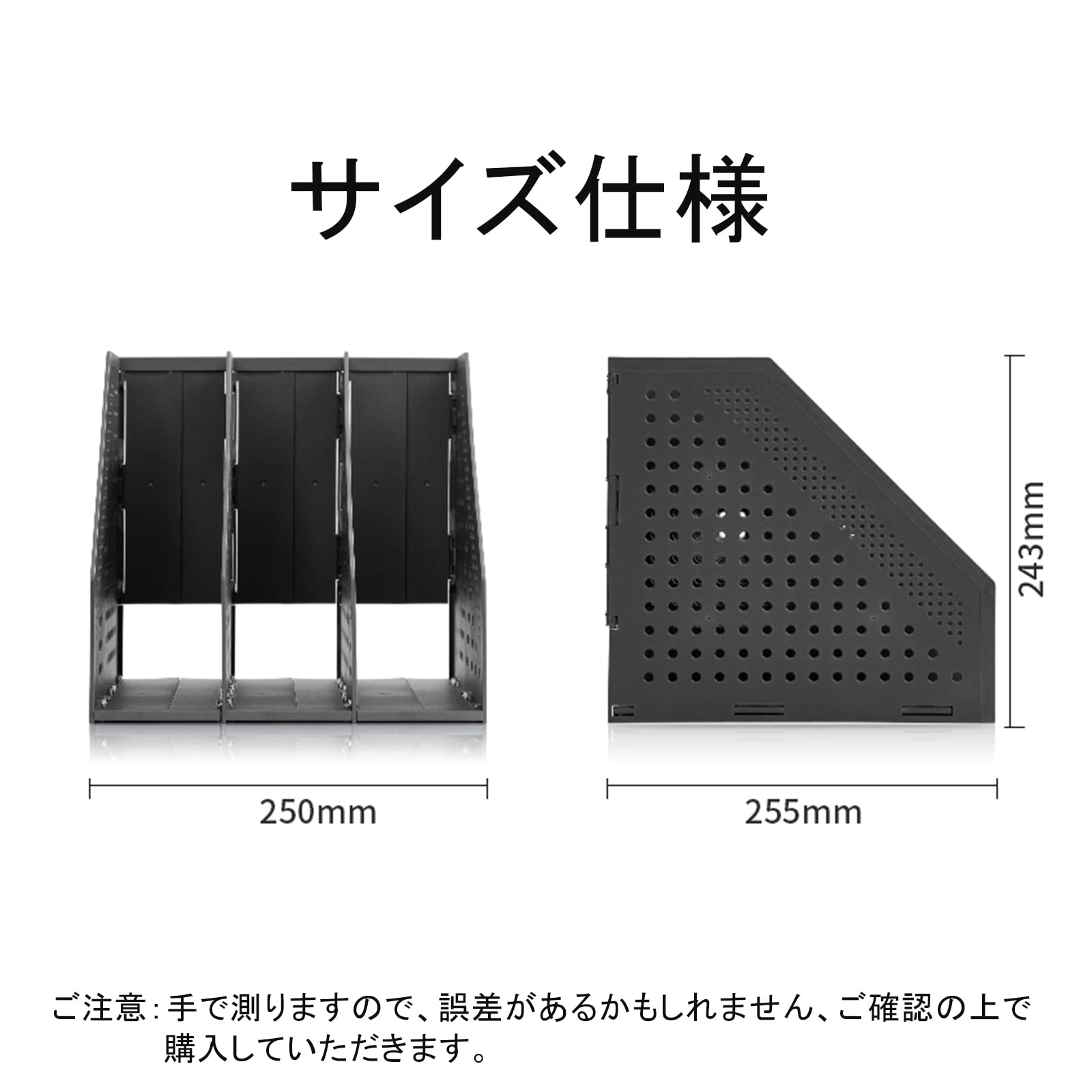 Buy now deli Magazine File Holder, Collapsible Desk File Organizer for Office Organization and Storage with 3 Vertical Compartments at indiglob india