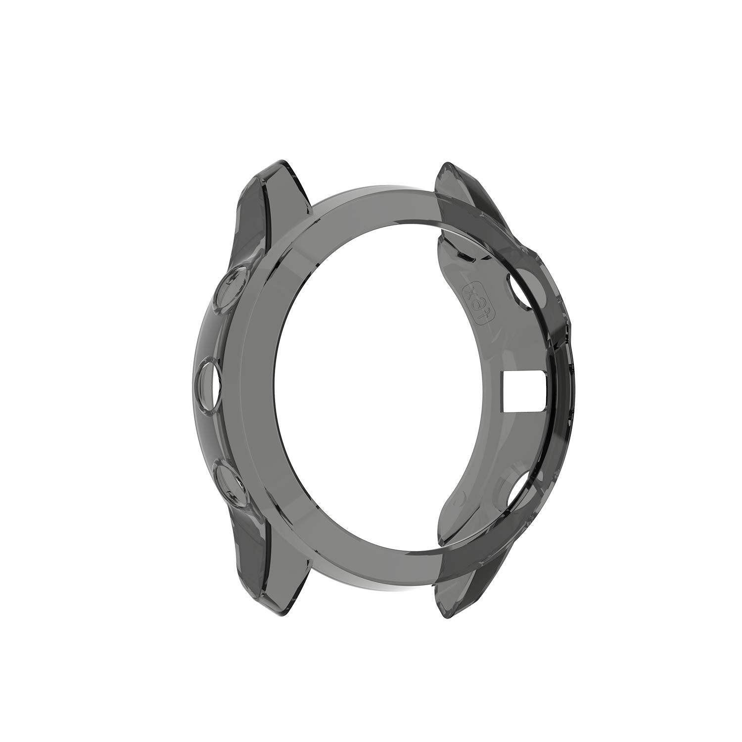 Buy now RuenTech Case Cover Compatible with Garmin Fenix 6X/6X Pro/Fenix 6X Sapphire Case Protector TPU Protective Case Frame for Fenix 6X Smart Watch (Black&Transparent) at indiglob india