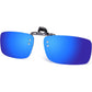 Cycling Sport Polarized Clip-on Flip up Metal Clip Sunglasses Lenses Glasses Unbreakable Driving Fishing Outdoor