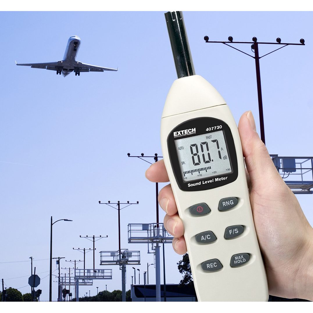 Buy now Extech 407730 Digital Sound Level Meter 40-130dB at indiglob india
