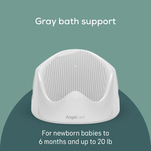 Buy now Angelcare Baby Bath Support (Gray) | Ideal for Babies Less Than 6 Months Old at indiglob india