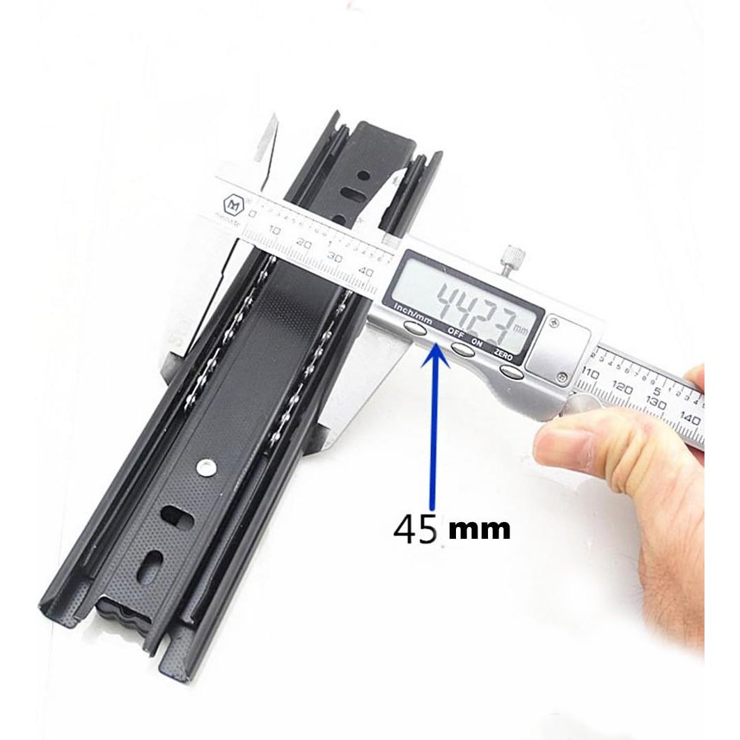 Buy now Furniture 6-inch Length Full Extension Drawer Slides Telescopic Ball Bearing Slide Rail 2pcs at indiglob india