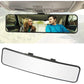 Rear View Mirror, 11.8 Inch Panoramic Anti-Glare Rearview Mirror, Car Interior Clip-On Wide Angle Rear View Mirror to Reduce Blind Spot Effectively for Car SUV Trucks – Convex - Blue
