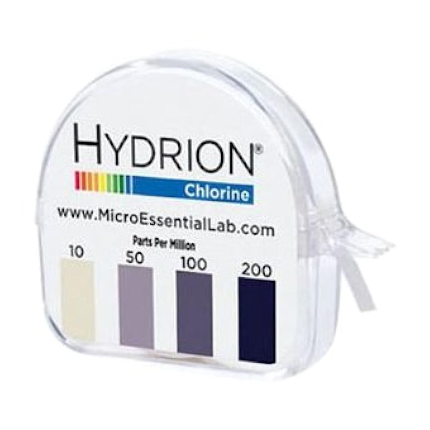 Buy now Micro Essential Lab CM-240 Hydrion Chlorine Dispenser 10-200 PPM Test Roll Plus Extra Roll 200 Tests at indiglob india