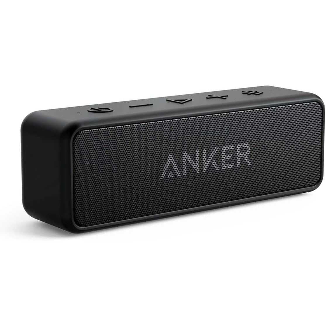 Anker Soundcore 2 Portable Bluetooth Speaker with Stereo Sound, Bluetooth 5, Bassup, IPX7 Waterproof, 24-Hour Playtime, Wireless Stereo Pairing, Speaker for Home, Outdoors, Travel
