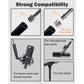 Buy now Mic Stand Extension Tube, 5/8" Female to 5/8" Male Microphone Extension Pipe Microphone Stand Extender with 2 Screw Aadpters for Desk Boom Arm Stands, 2Pcs at indiglob india