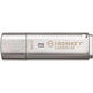 Kingston Ironkey Locker+ 50 32GB Encrypted USB Flash Drive | USB 3.2 Gen 1 | XTS-AES Protection | Multi-Password Security Options | Automatic Cloud Backup | Metal Casing | IKLP50/32GB,Silver