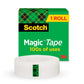 Scotch Magic Tape, 1 Roll, Numerous Applications, Invisible, Engineered for Repairing, 3/4 x 1000 Inches, Boxed