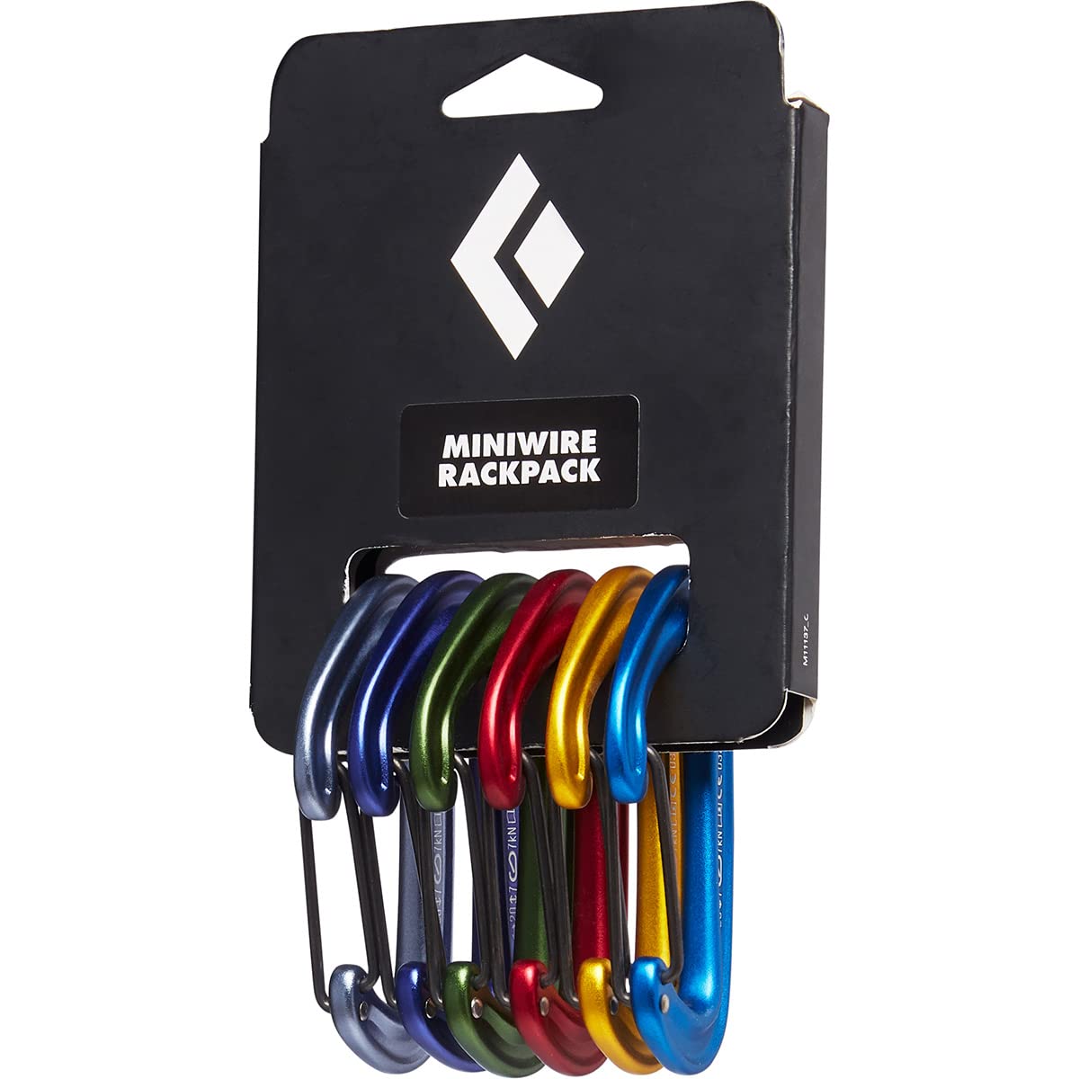 Buy now Black Diamond MiniWire Rackpack | Ultralight Wiregate Carabiners | Color-Coded | Essential Rack for Trad Climbing at indiglob india