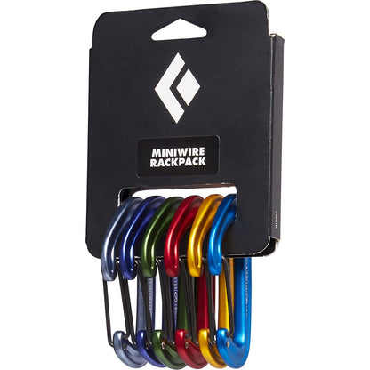 Buy now Black Diamond MiniWire Rackpack | Ultralight Wiregate Carabiners | Color-Coded | Essential Rack for Trad Climbing at indiglob india
