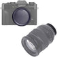 Fuji X Front Body Cap & Rear Lens Cap Cover for Fujifilm X-T5 X-T4 X-T3 X-T1 X-T2 X-S10 X-T30 X-T20 X-T10 X-H2 X-H2S X-H1 X-T200 X-T100 X-PRO3 More Fujinon X Mount Camera & Lens Accessory