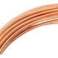 uxcell Refrigeration Tubing, 1/16" OD x 1/32" ID x 6.5 Ft Soft Coil Copper Tubing