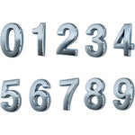 Buy now Mailbox Numbers for Outside, 2 Inch Door Address Number Stickers for Apartment Room, Gold Shiny, 1 Set of 10 Pcs. 2In-1 Set Silver at indiglob india