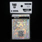 100pcs Broken Glass Gemstone Laser Flashing Card Film Holographic Idol Photo Sleeves Ultra Super Protector (61x88mm) - My Store