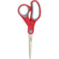 Scotch Multi-Purpose Stainless Steel All-Purpose 2 Pairs of Scissors, 8 Inches, Red & Gray, Great for home, school and office