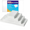 Magic Sponges Eraser,10 Pack Melamine Sponge in Bulk,2X Density,Long Lasting,Cleaning Sponge for Kitchen, Bathroom,Bathtub, Sink,Furniture, Wall Cleaner (White,3.93x2.36x0.79in) - White