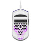 Cooler Master MM711 60G Glossy White Gaming Mouse with Lightweight Honeycomb Shell, Ultraweave Cable, 16000 DPI Optical Sensor and RGB Accents