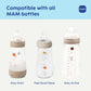 Buy now MAM Baby Bottle Nipples Slow Flow Size 1, for 0+ Month Newborn Babies, Skin Soft BPA Free Silicone, 94% Nipple Acceptance, Fits All MAM Bottles, Developed with Medical Experts, 2 Pack Made in Europe at indiglob india