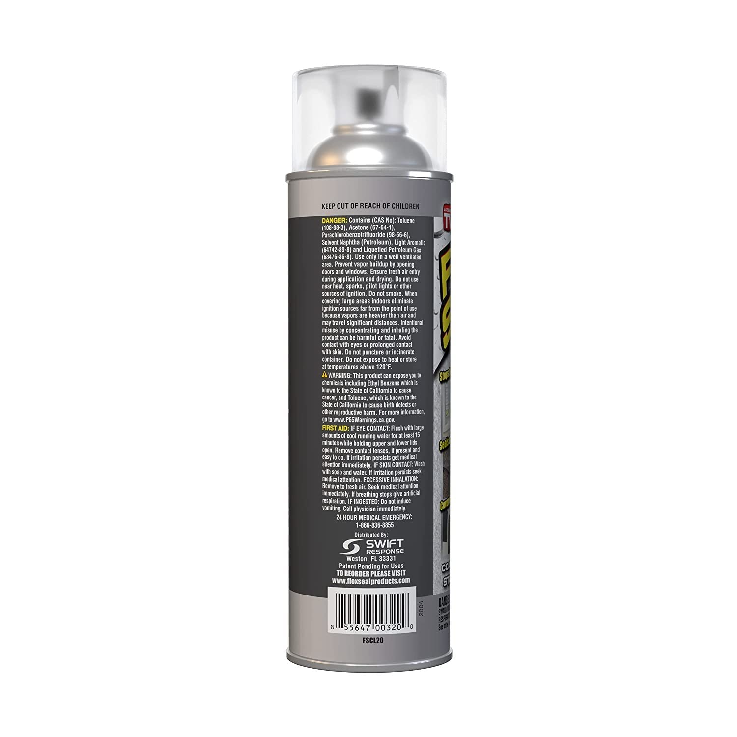 Buy now Flex Seal, 14 oz, Clear, Stop Leaks Instantly, Transparent Waterproof Rubber Spray On Sealant Coating, Perfect for Gutters, Wood, RV, Campers, Roof Repair, Skylights, Windows, and More at indiglob india