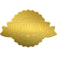 Great Papers! Starburst Ribbon Embossed Gold Foil Certificate Seal, for Diplomas and Awards, 48 Pack (903418)
