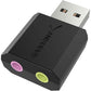 SABRENT USB External Stereo Sound Adapter for Windows and Mac. Plug and Play No Drivers Needed. (AU-MMSA)