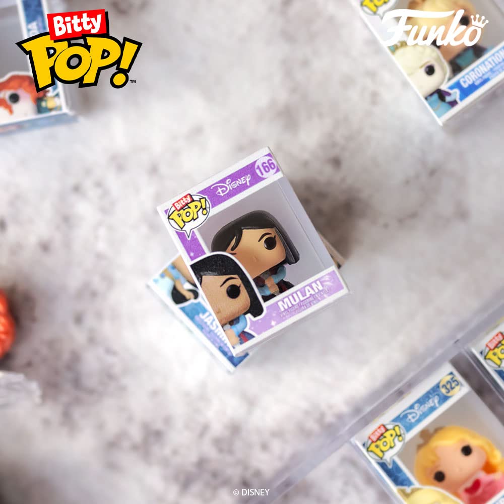 Buy now Funko Bitty Pop Disney Princesses - Cinderella, Snow White, Aurora and A Surprise Mystery Mini Figure - 0.9 Inch (2.2 Cm) Collectable - Stackable Display Shelf Included - Gift Idea at indiglob india