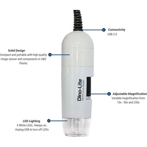 Dino-Lite USB Digital Microscope AM2111-0.3MP (Discontinued)