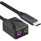 SABRENT USB External Stereo Sound Adapter for Windows and Mac. Plug and Play No Drivers Needed. (AU-MMSA)