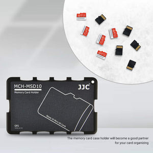 10 Slots Micro SD Card Case Holder Storage Organizer, Ultra Slim Credit Card Size Lightweight Portable TF MSD Memory Card Storage