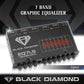 Buy now Black Diamond EQ7LS 7-Band Stereo Equalizer/Crossover Pre Amp Equalizer Car Audio EQ with Front Rear + Sub Output at indiglob india