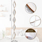 Buy now Amyhill Set of 3 Teardrop Mirror Wall Decor 23.6 x 2.7 x 0.2 Inches Rustic Farmhouse Decorative Long Mirror Creative Boho Art Decor for The Living Room Bathroom Bedroom Entryway (White) at indiglob india