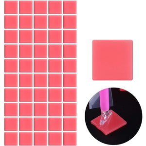 FEBSNOW Painting Glue Clay DIY Diamond Embroidery Wax Tool Set (Red 60 pcs)