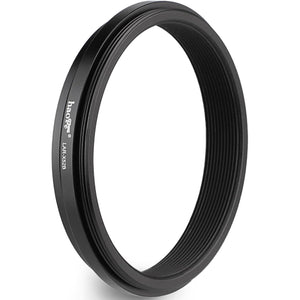 Haoge Lens Filter Adapter Ring for Fujifilm X100VI Fuji FinePix X100V Camera fit 49mm UV CPL ND Filter Lens Cap Replace Fujifilm AR-X100 Black