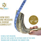 Holy Voice Kosher Ram Shofar Horn from Israel 12"-14" Traditional Half Polished, Holy Land Ancient Jewish Musical Instrument, Smooth Mouthpiece for Easy Blowing, Clear Sound Shofar