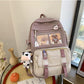 Buy now JQWSVE Kawaii Backpack with Kawaii Pins and Accessories Cute Backpack Aesthetic Backpack Women Lightweight Travel Rucksack at indiglob india