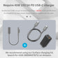 Surface to USB C Charging Cable (Female USB-C, 20 cm), Compatible with Microsoft Surface Pro 7/6/5/4/3 Go3/2/1 Laptop4/3/2/1, Requires 45W 15V/3A USB-C Charger