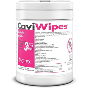 CaviWipes - Disposable Germicidal Cleaner & Healthcare Disinfecting Wipes, 160 Count