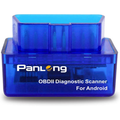 Panlong OBD2 Scanner Bluetooth OBDII Diagnostic Tool Car Code Reader Turn Off Check Engine Light Support Android Torque App