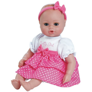 Buy now ADORA Playtime Baby Pretty Girl Vinyl 13 Girl Weighted Washable Cuddly Snuggle Soft Toy Play Doll Gift Set with Open/Close Eyes for Children 1+ Includes Bottle at indiglob india