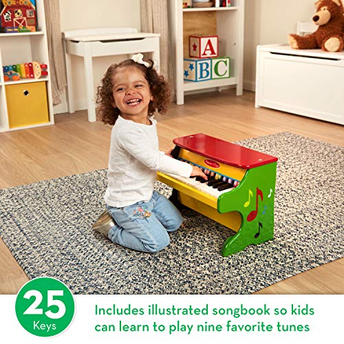 Buy now Melissa & Doug Learn-to-Play Piano with 25 Keys and Color-Coded Songbook Toy Piano Kids, Toddler Toys for Ages 3+ at indiglob india