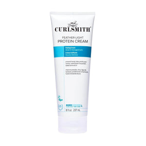 CURLSMITH Feather Light Protein Cream - Flexible Hold Curl Cream, Protein-Rich Styling Cream for Curls, For All Curl Types, Best for Weak and Damaged Curls, Vegan & Cruelty Free (8 oz) - My Store
